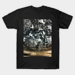 Airplane Overhead Shot of Scandinavian Winter Forest Landscape T-Shirt